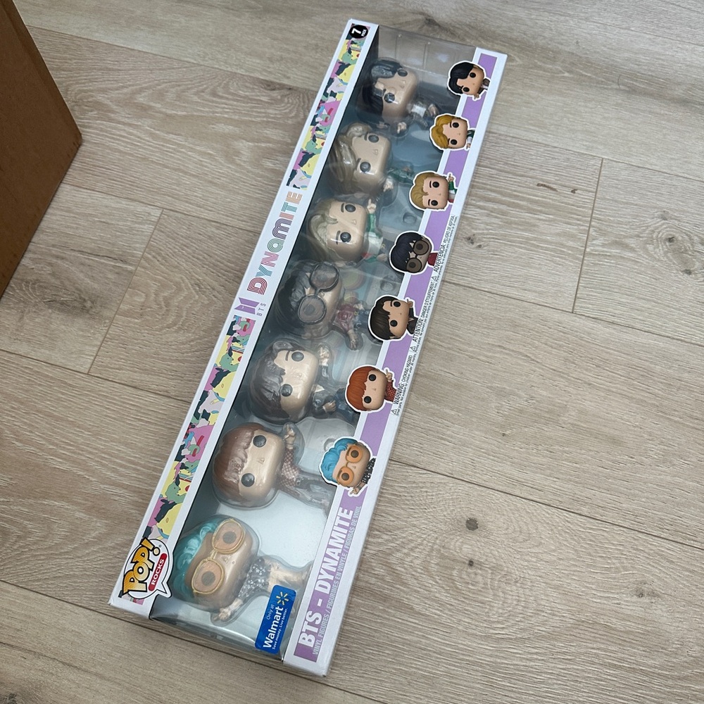 Funko Pop! Rocks Vinyl Figures: 7PK BTS - Dynamite - Walmart Exclusive